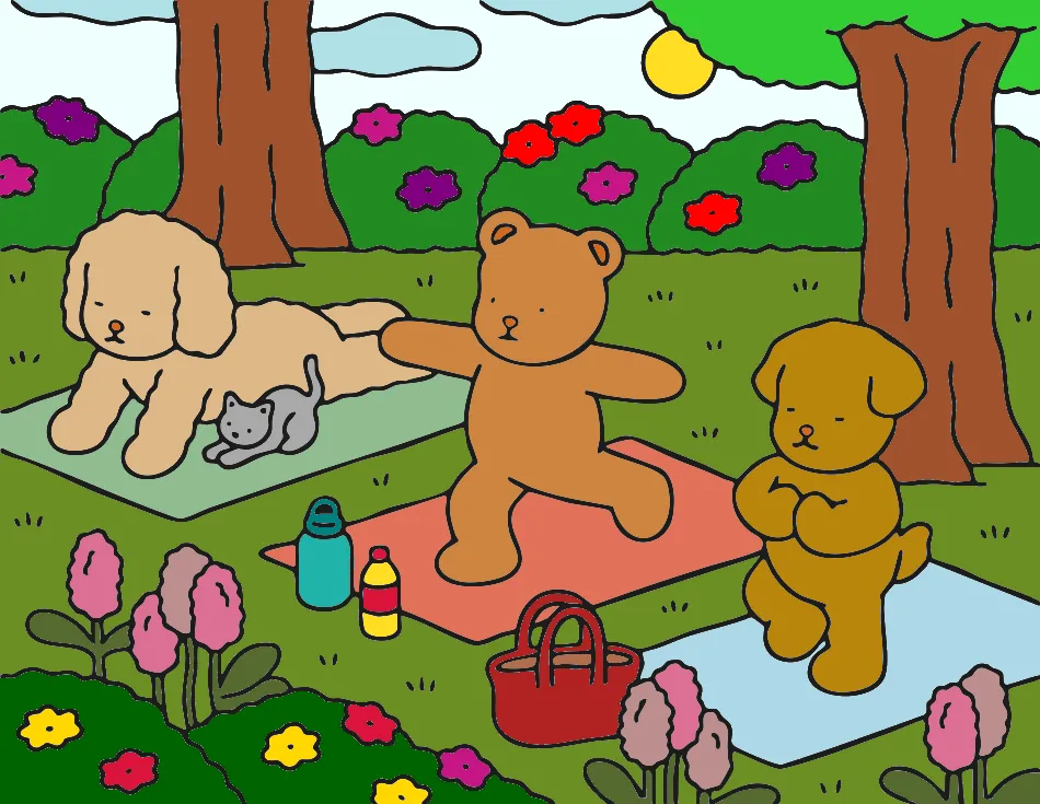 DIA FELIZ – Desenho Colorido Online - Imagem Destacada