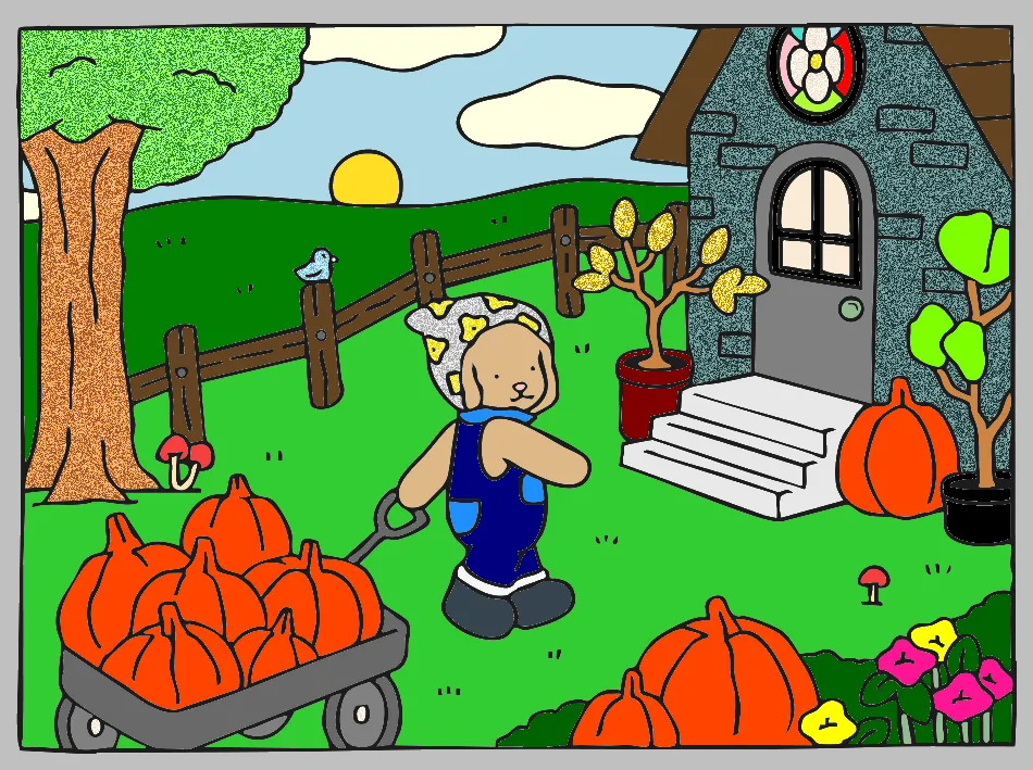 doce de abóbora – Desenho Colorido Online - Imagem Destacada