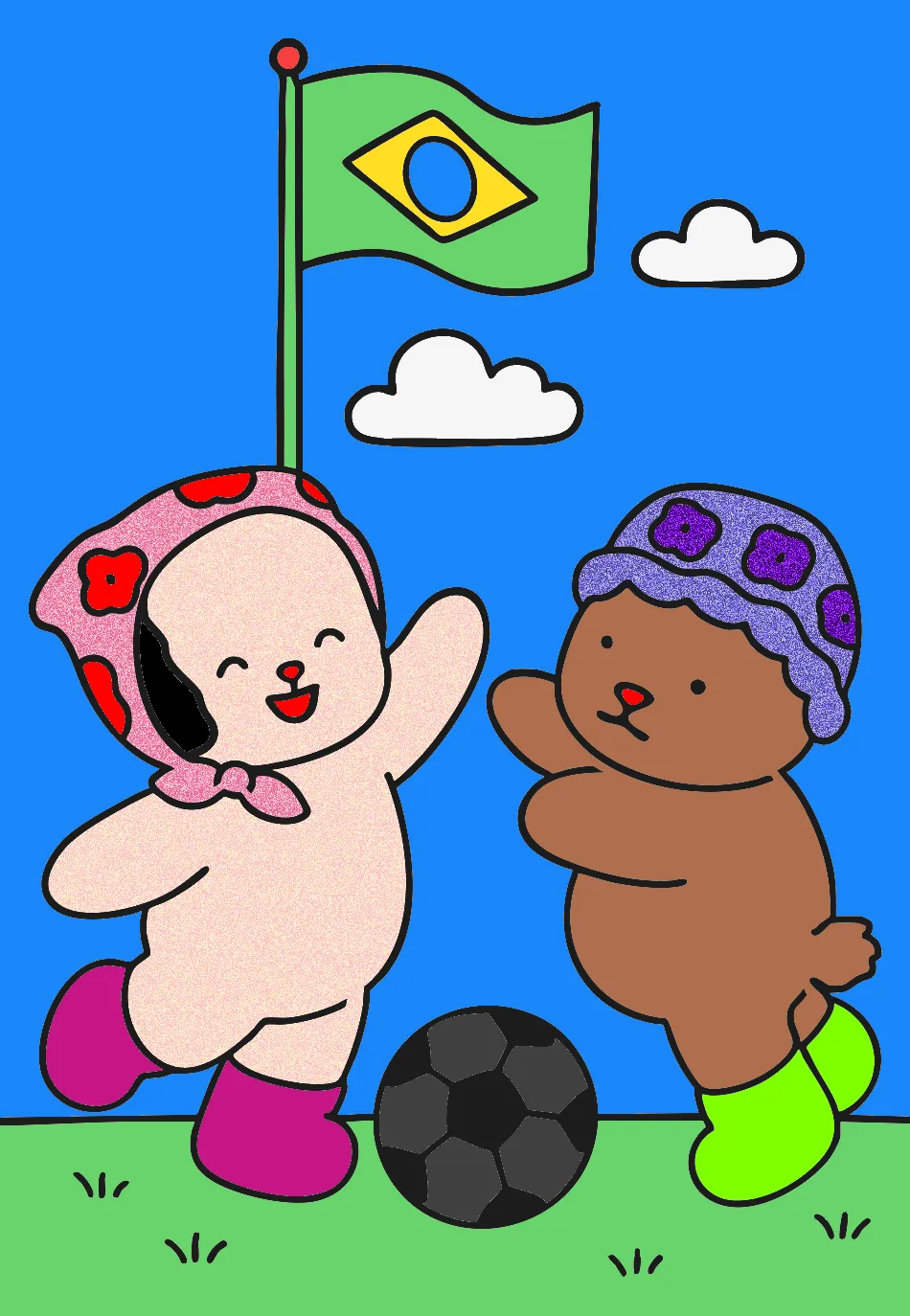 ❤️futebol sacolinha – Desenho Colorido Online - Imagem Destacada