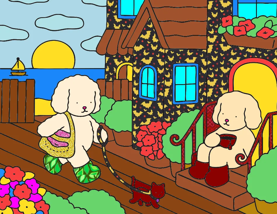 ex meu passaro de capivara – Desenho Colorido Online - Imagem Destacada