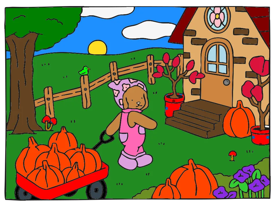 fazendinha – Desenho Colorido Online - Imagem Destacada