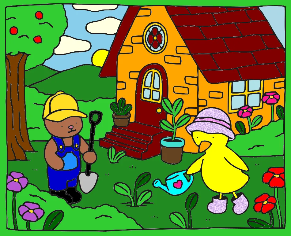 Fazendinha – Desenho Colorido Online