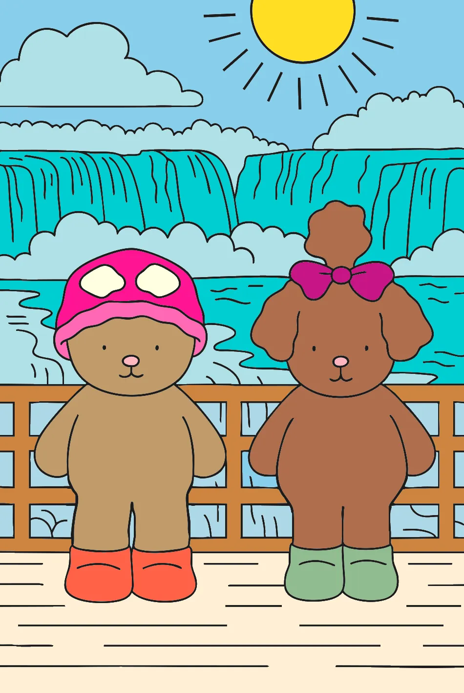 foz iguacú – Desenho Colorido Online - Imagem Destacada