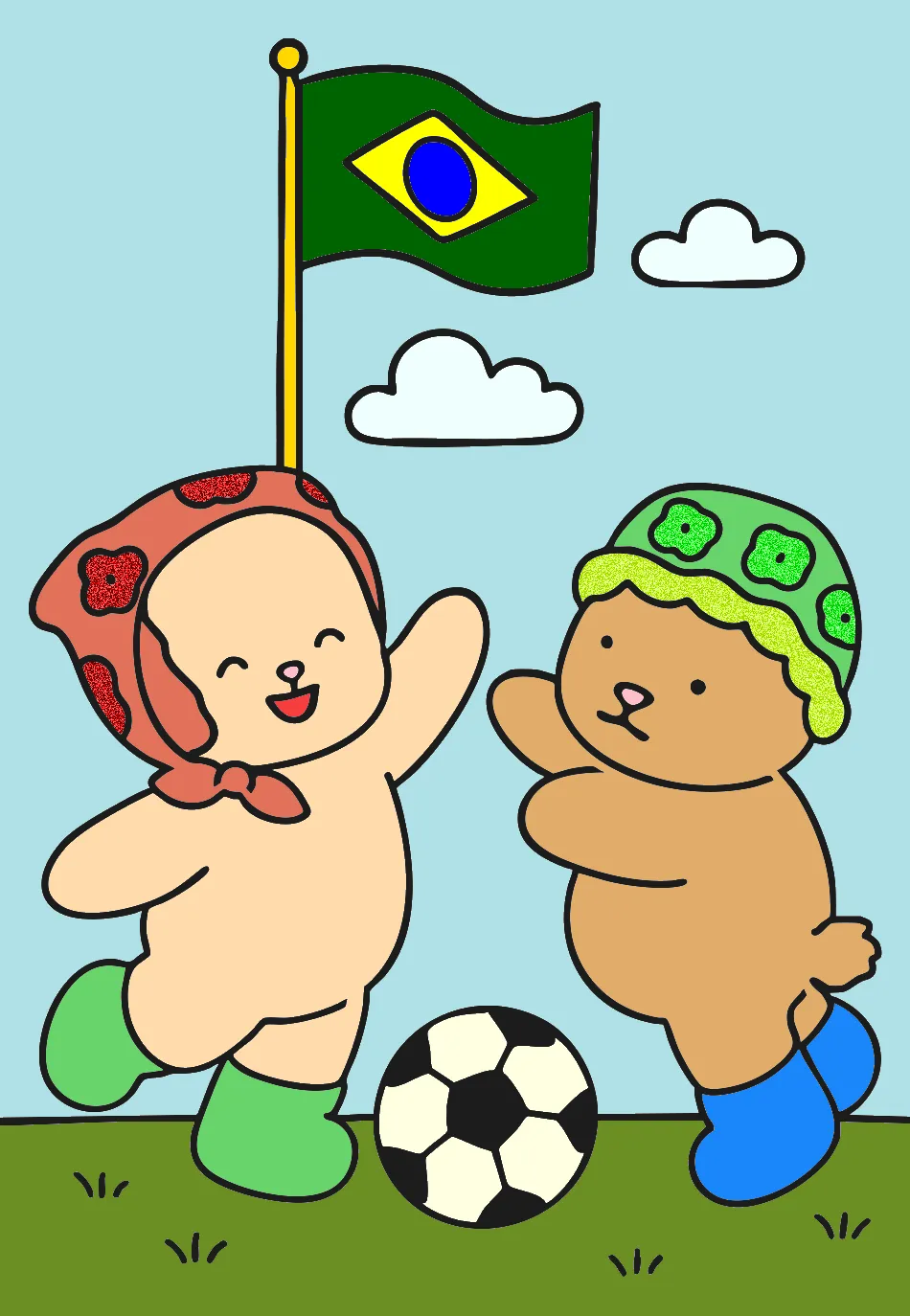 FUTTI – Desenho Colorido Online - Imagem Destacada