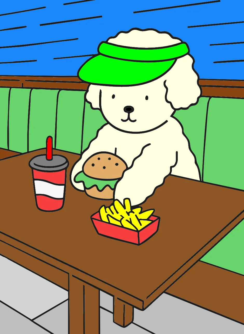 Lanchonete – Desenho Colorido Online - Imagem Destacada