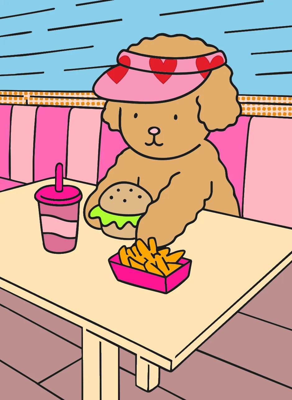 lanchonete da barbie – Desenho Colorido Online - Imagem Destacada