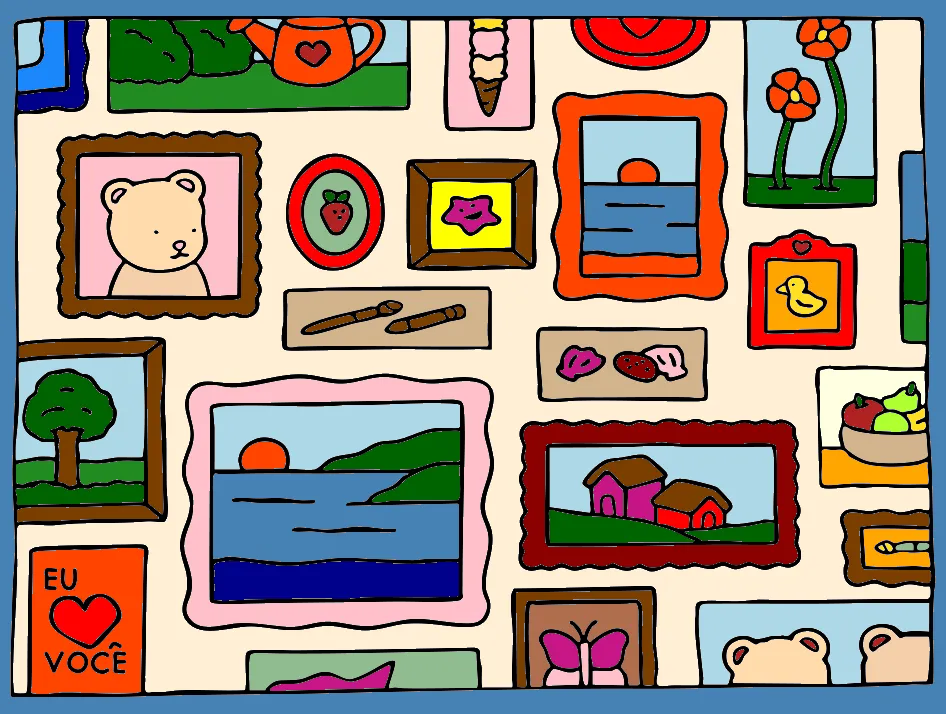 lindas – Desenho Colorido Online - Imagem Destacada