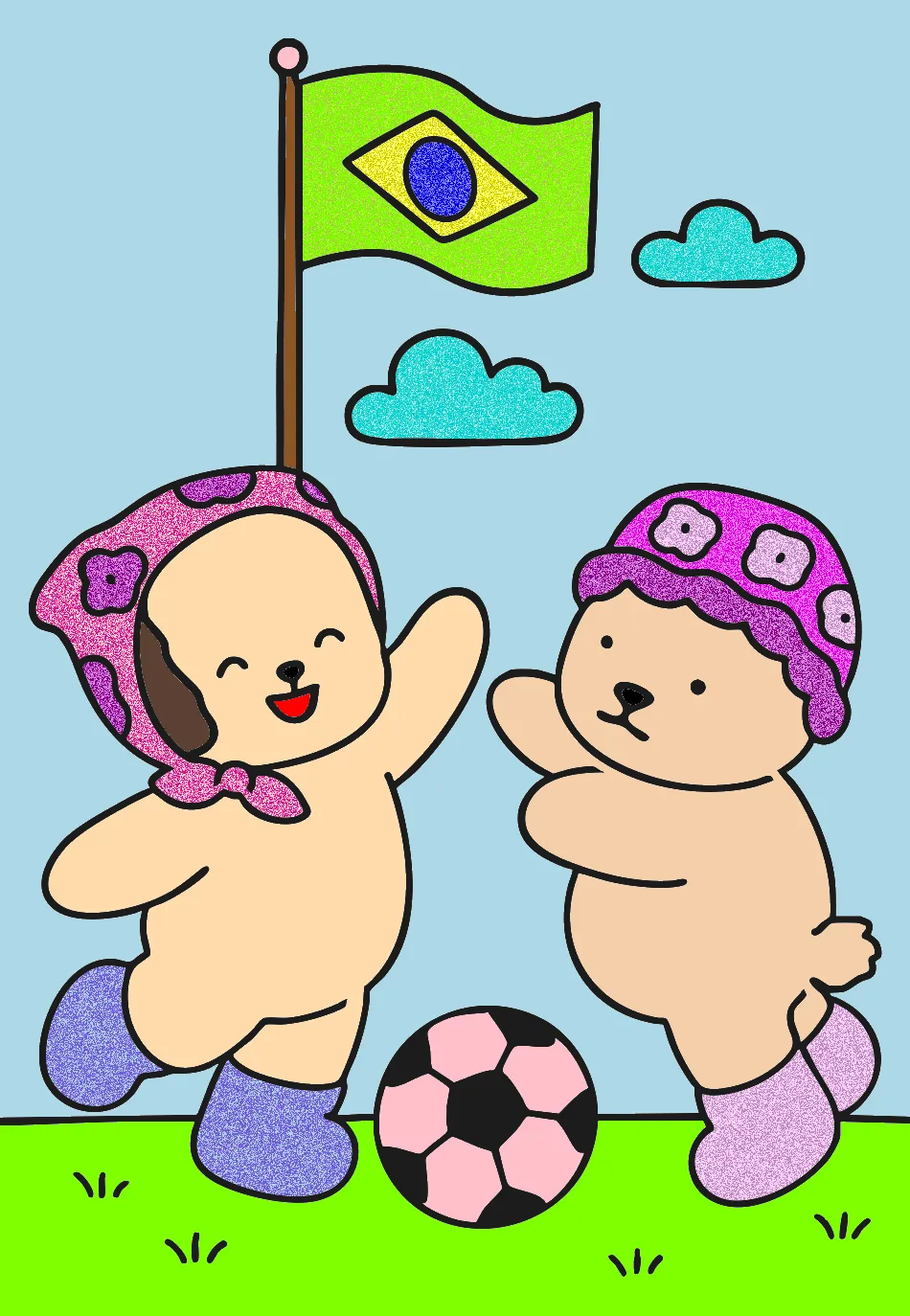 Lindo – Desenho Colorido Online - Imagem Destacada