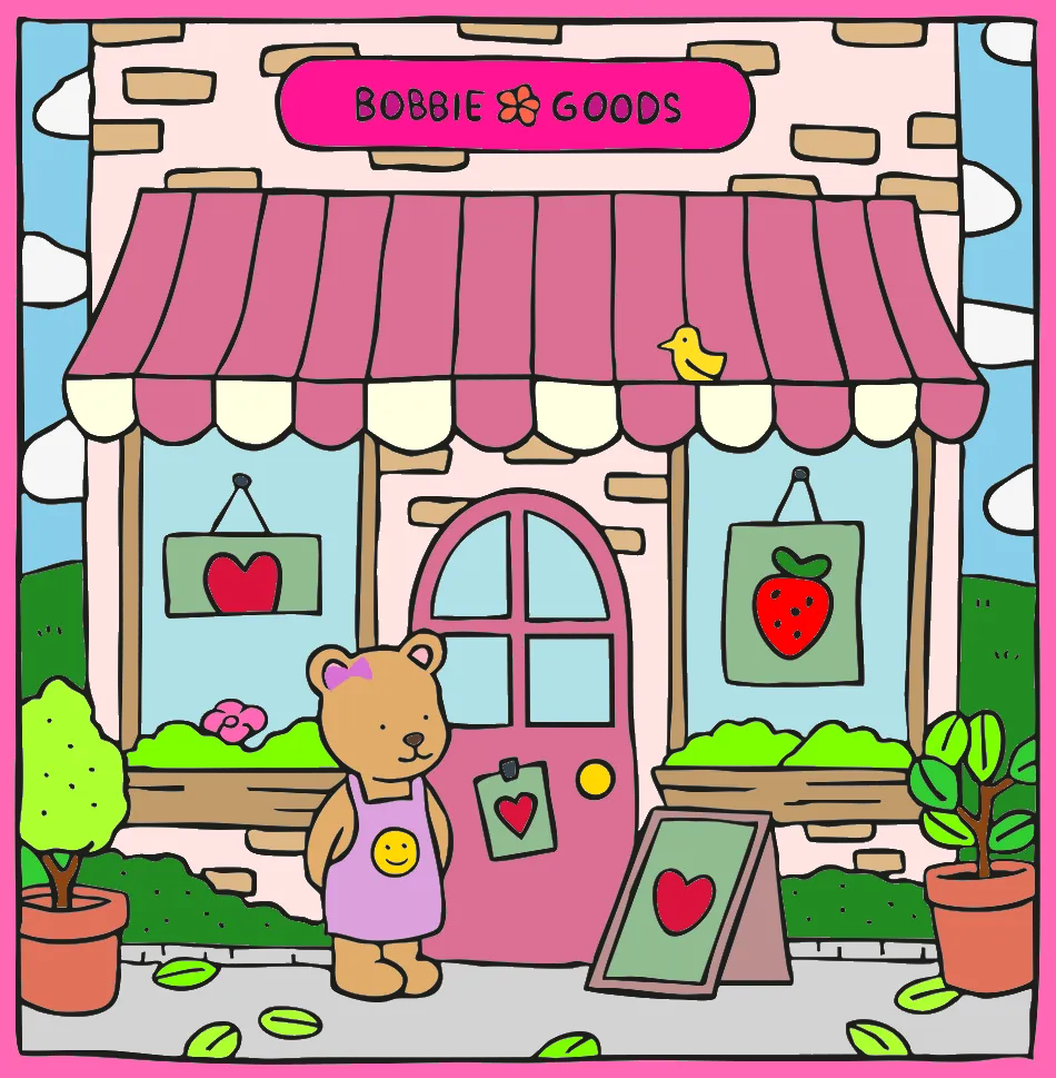 Lojinha Doce Morango! – Desenho Colorido Online - Imagem Destacada