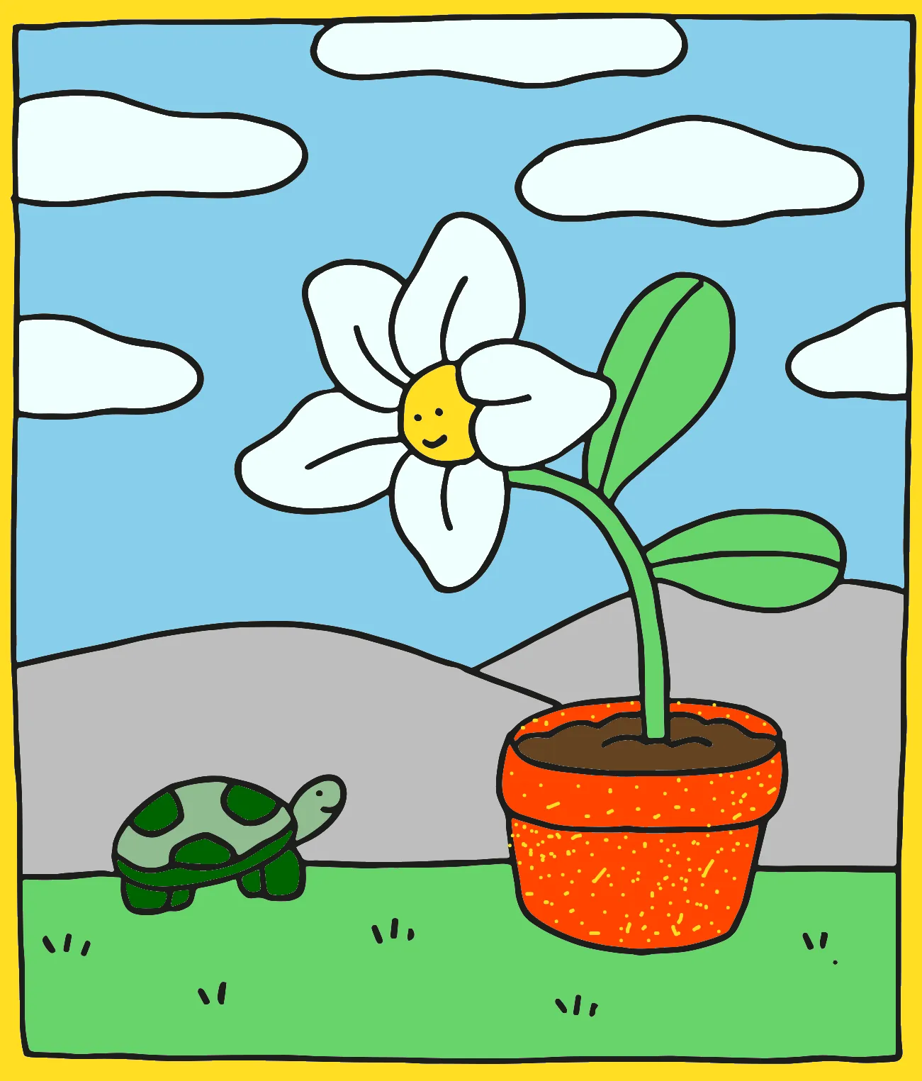 maravilha de margarida 🌼 – Desenho Colorido Online - Imagem Destacada