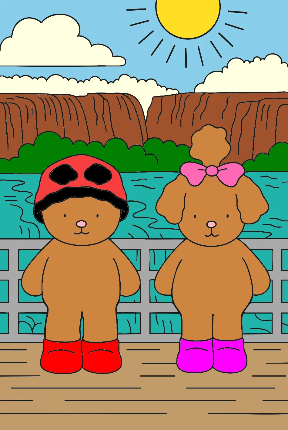 Meu Brasil, brasileiro – Desenho Colorido Online - Imagem Destacada