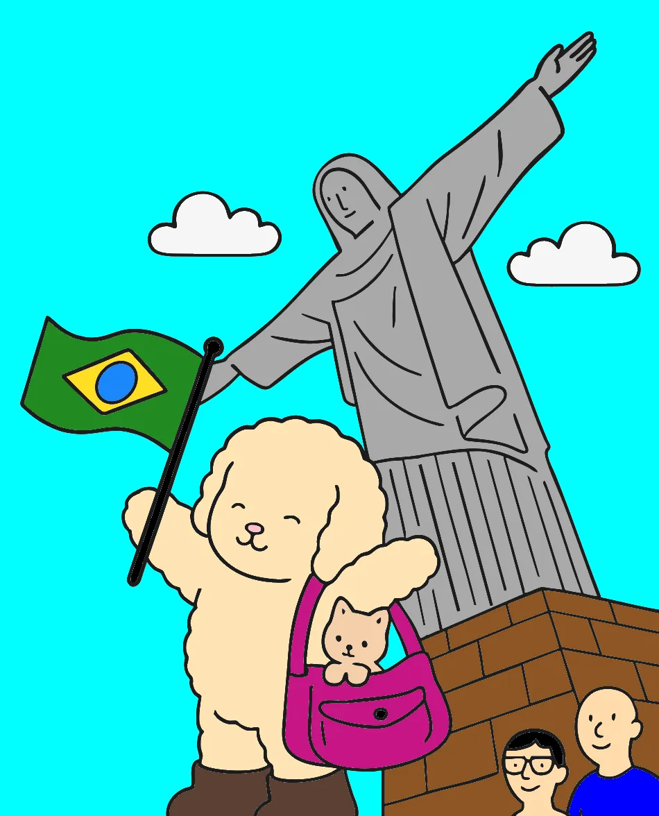meu brazilllllllllll – Desenho Colorido Online - Imagem Destacada