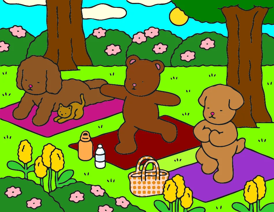 meu dia com um sorriso – Desenho Colorido Online - Imagem Destacada