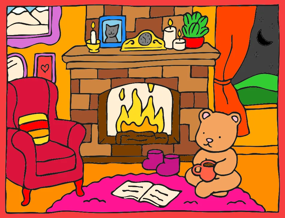 meu frio – Desenho Colorido Online - Imagem Destacada