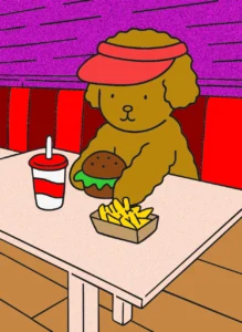 meu hanburguer – Desenho Colorido Online
