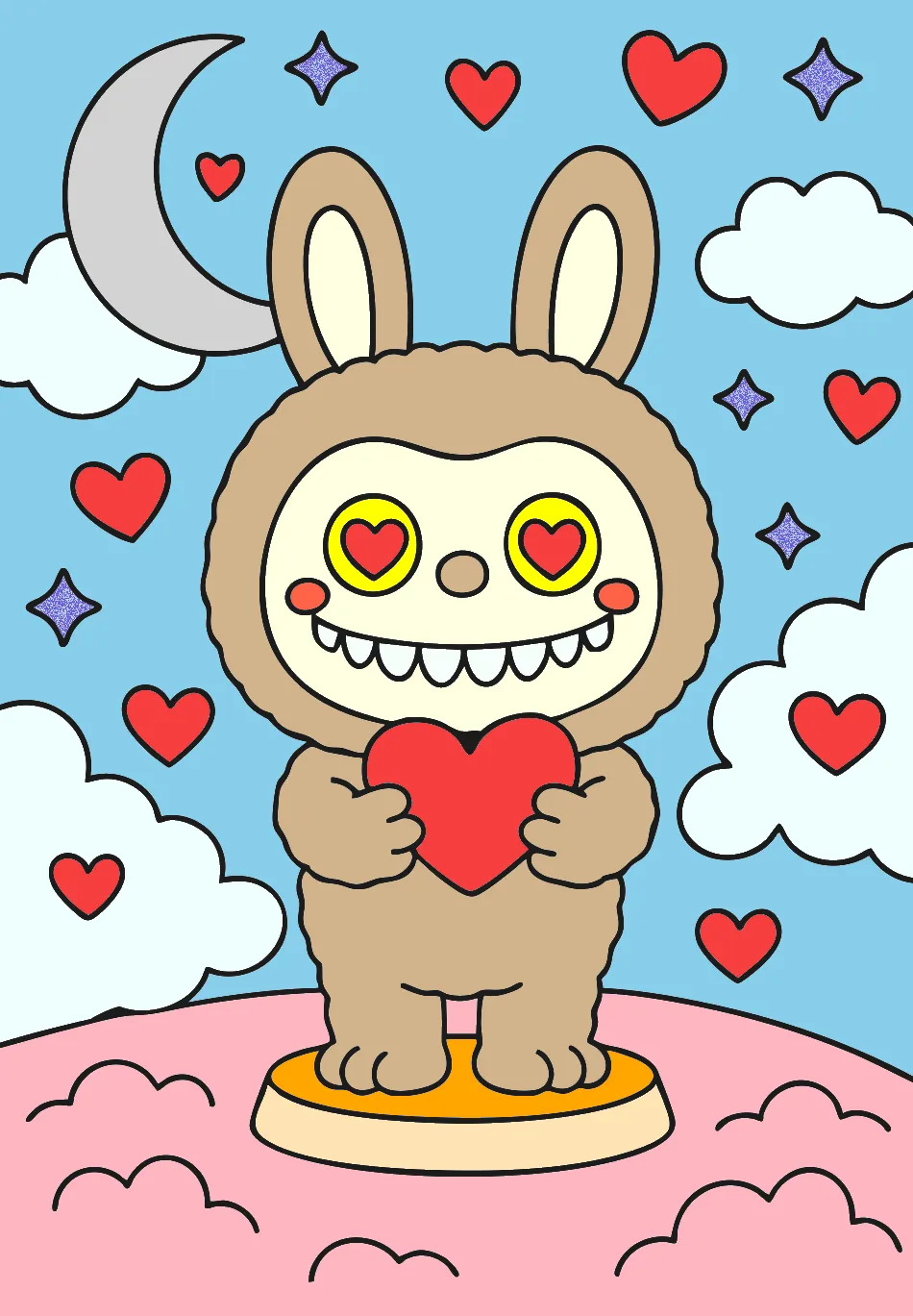 Meu LABUBU – Desenho Colorido Online - Imagem Destacada