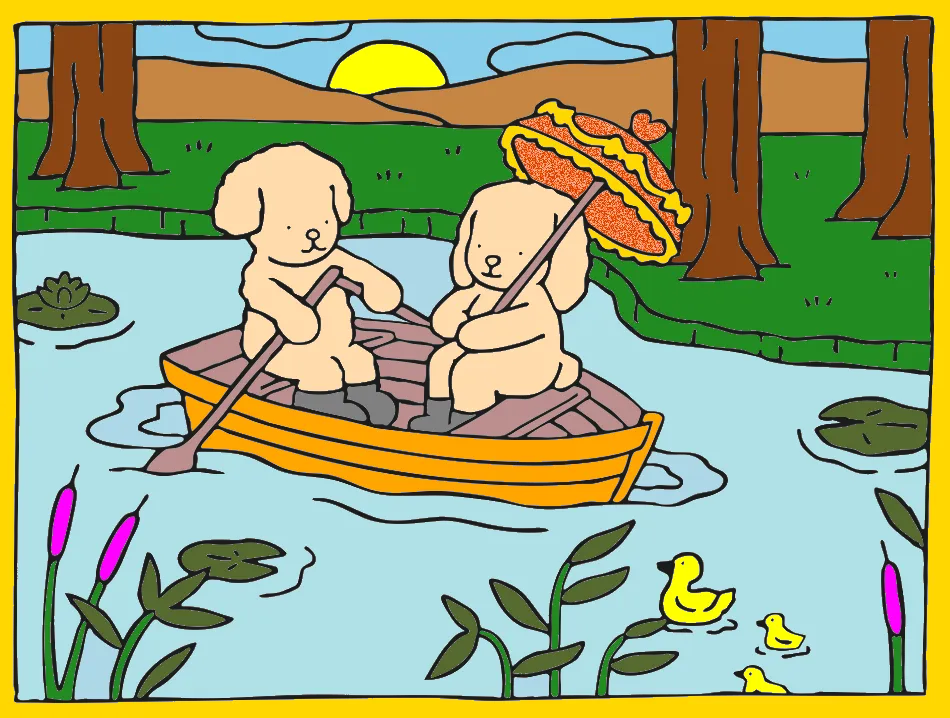 meu parceiro – Desenho Colorido Online - Imagem Destacada
