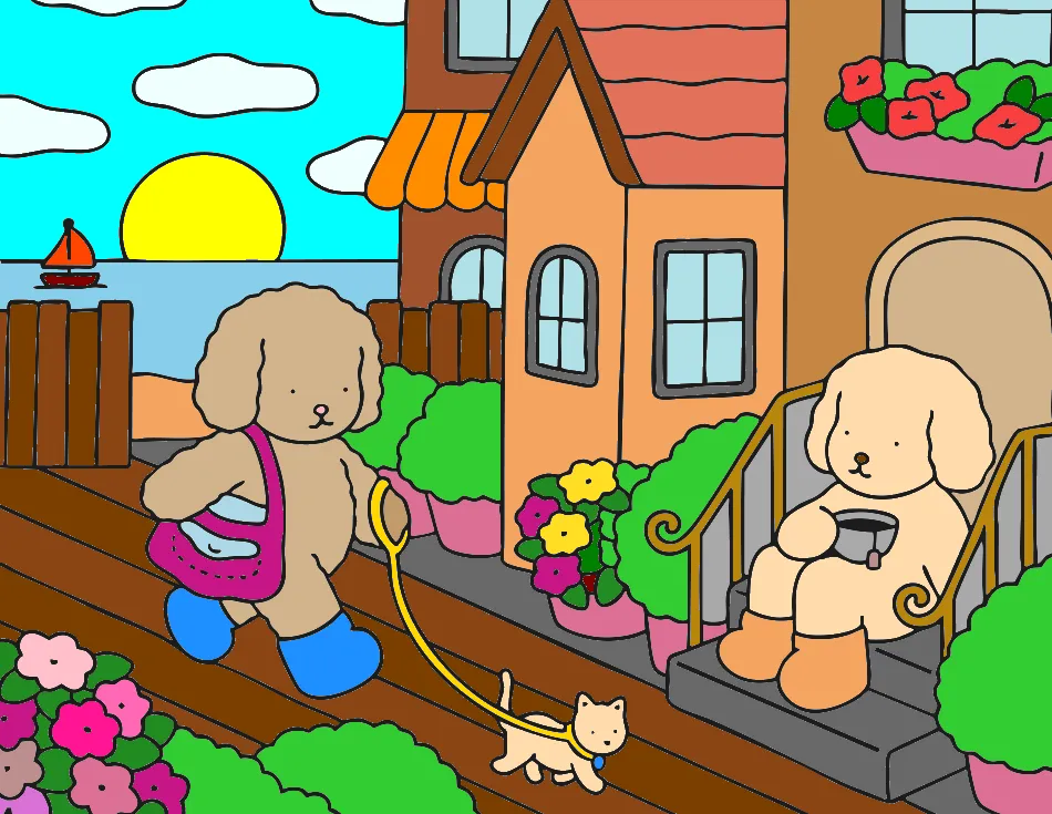 meu passaro – Desenho Colorido Online - Imagem Destacada