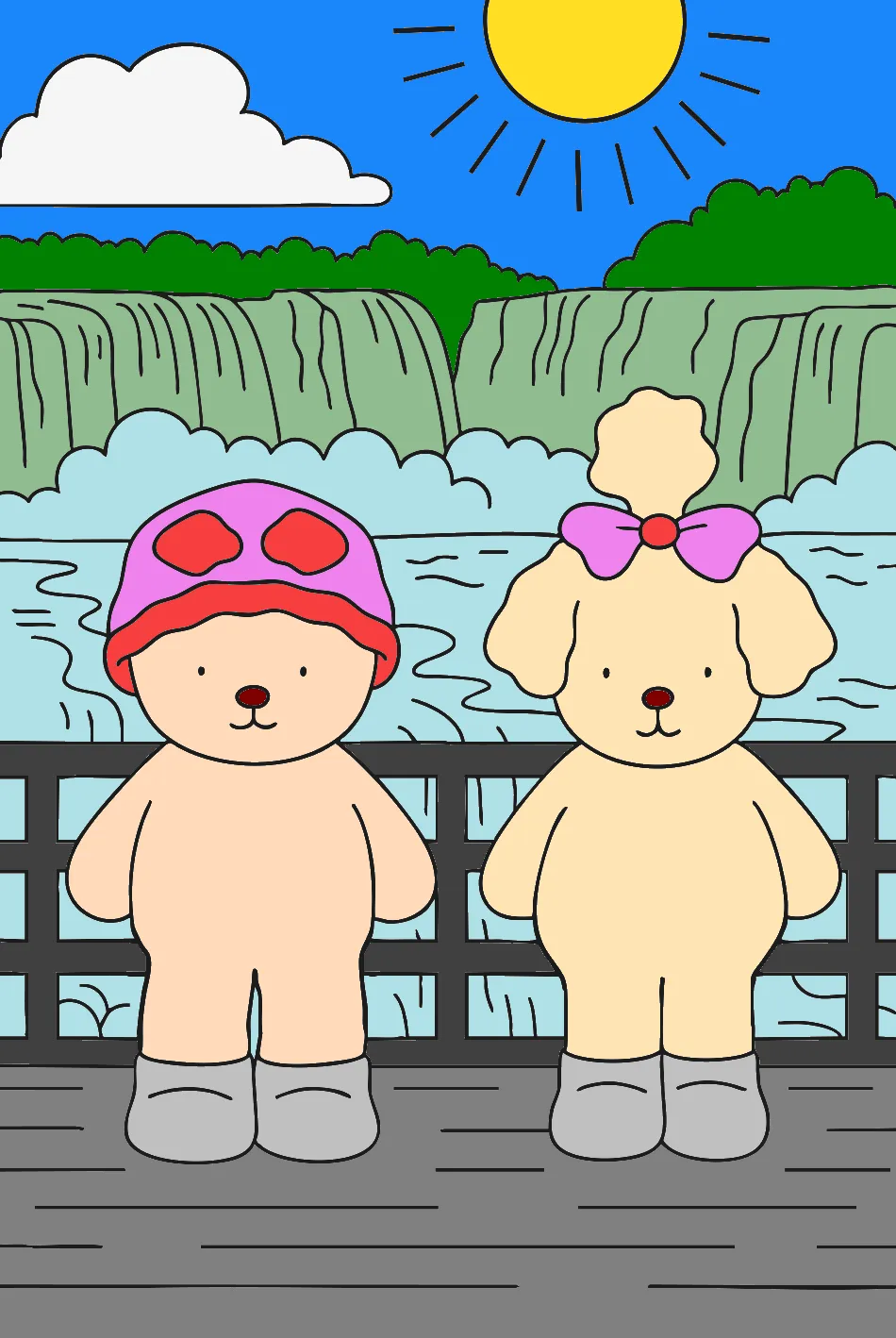 MEU PASSEIO – Desenho Colorido Online - Imagem Destacada