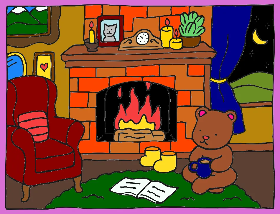 meu ursinho chamado manu – Desenho Colorido Online - Imagem Destacada