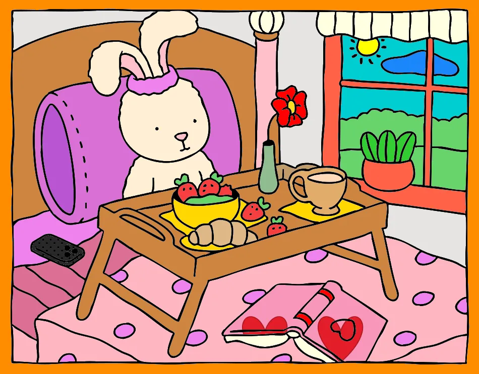 my room – Desenho Colorido Online - Imagem Destacada