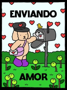 O AMOR E LINDO! – Desenho Colorido Online