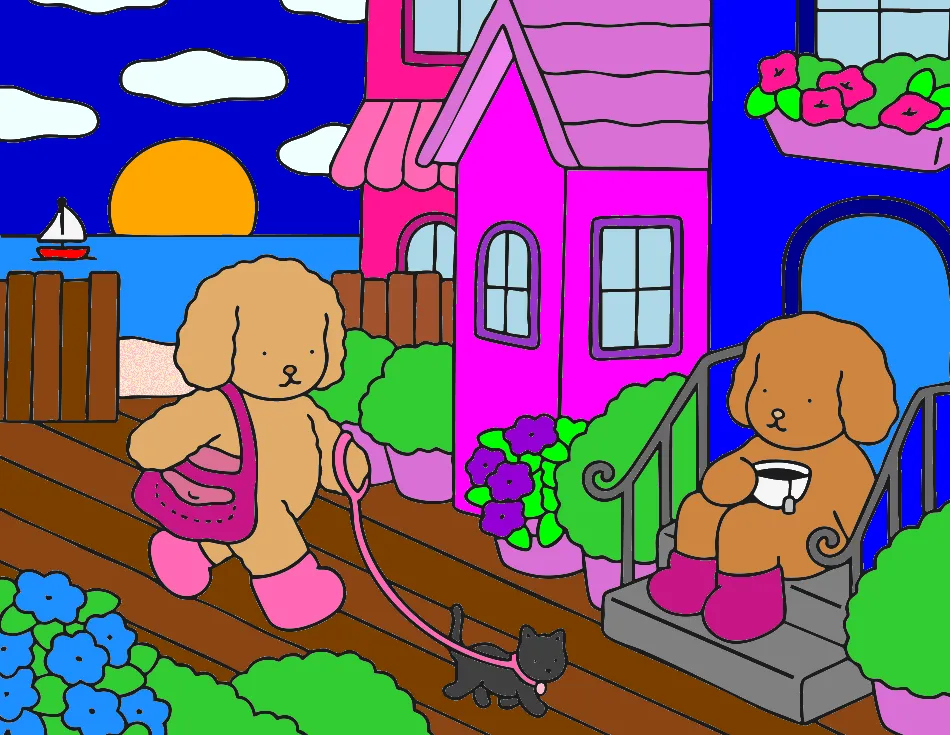 Paisagem – Desenho Colorido Online - Imagem Destacada