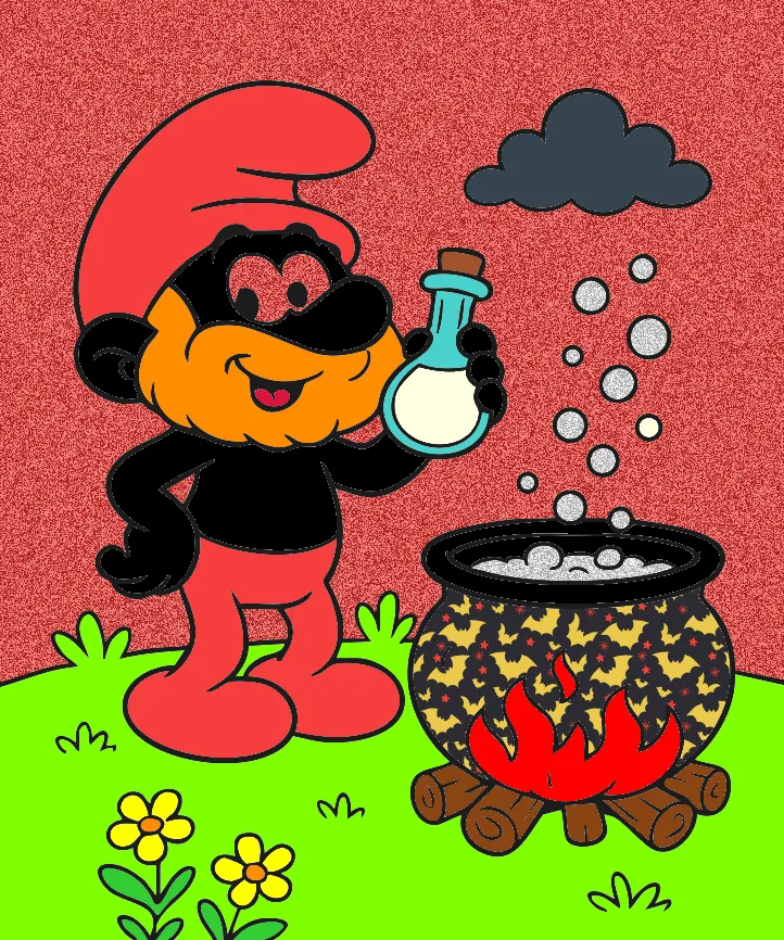 papa pitufo perere – Desenho Colorido Online - Imagem Destacada