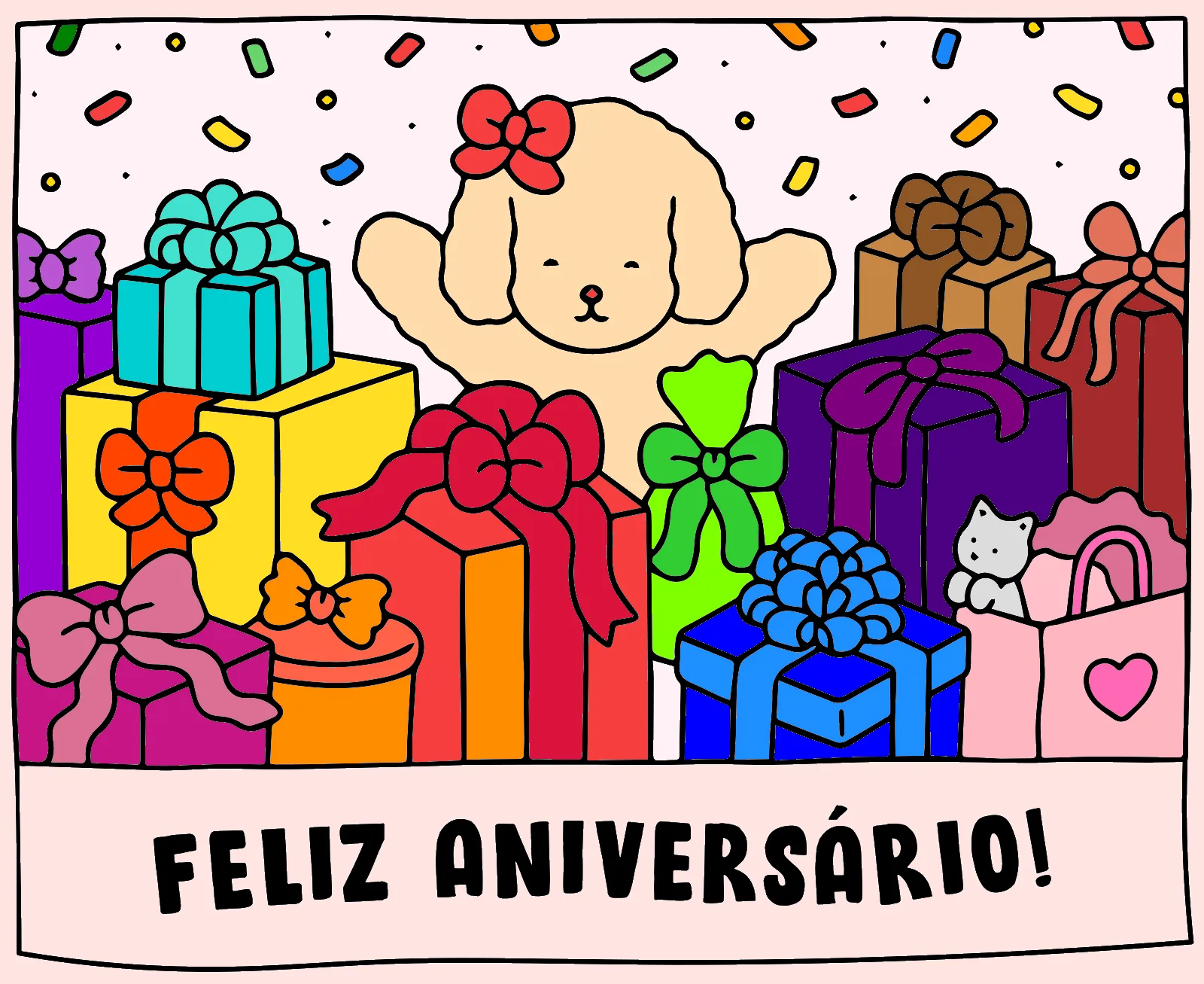 Parabéns polo aniversário Bob – Desenho Colorido Online - Imagem Destacada