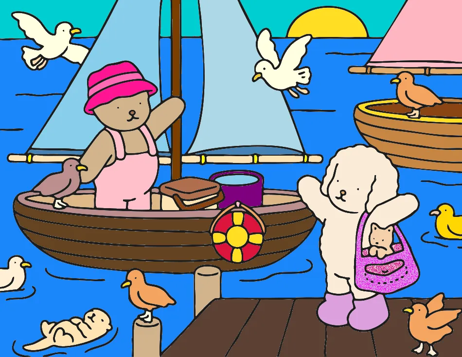 passa tempo – Desenho Colorido Online - Imagem Destacada