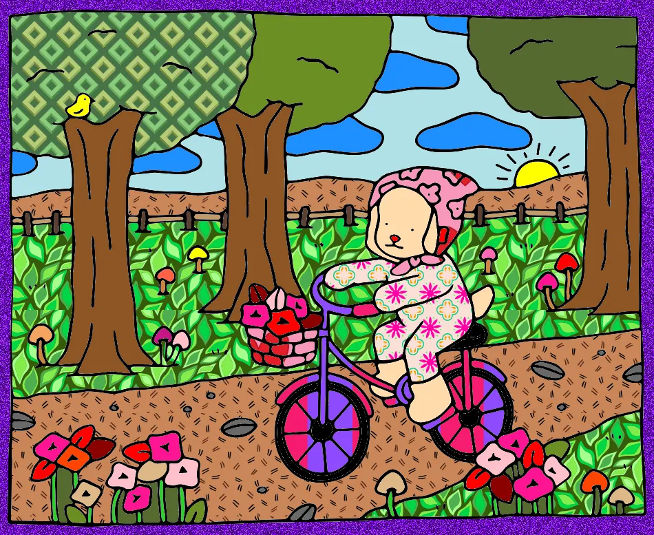 passeio – Desenho Colorido Online - Imagem Destacada