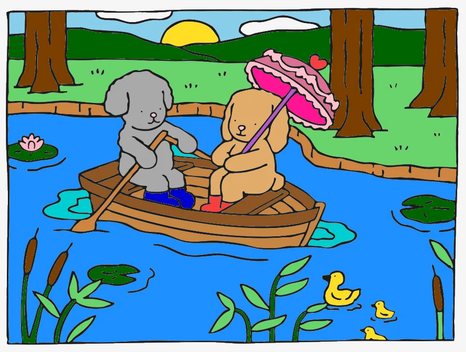 passeio 18+ – Desenho Colorido Online - Imagem Destacada