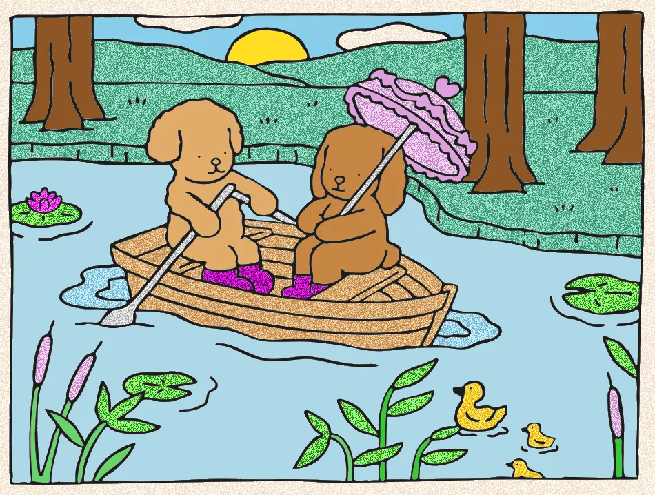 PASSEIO DOS SONHOS – Desenho Colorido Online - Imagem Destacada