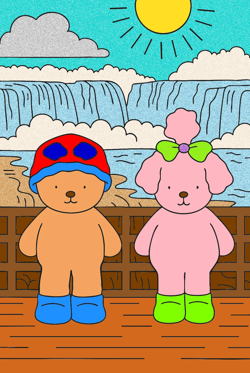 PINTANDO O 07 – Desenho Colorido Online - Imagem Destacada