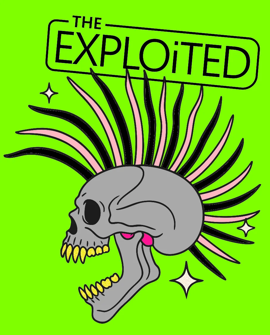 Punk diferente do comum – Desenho Colorido Online - Imagem Destacada