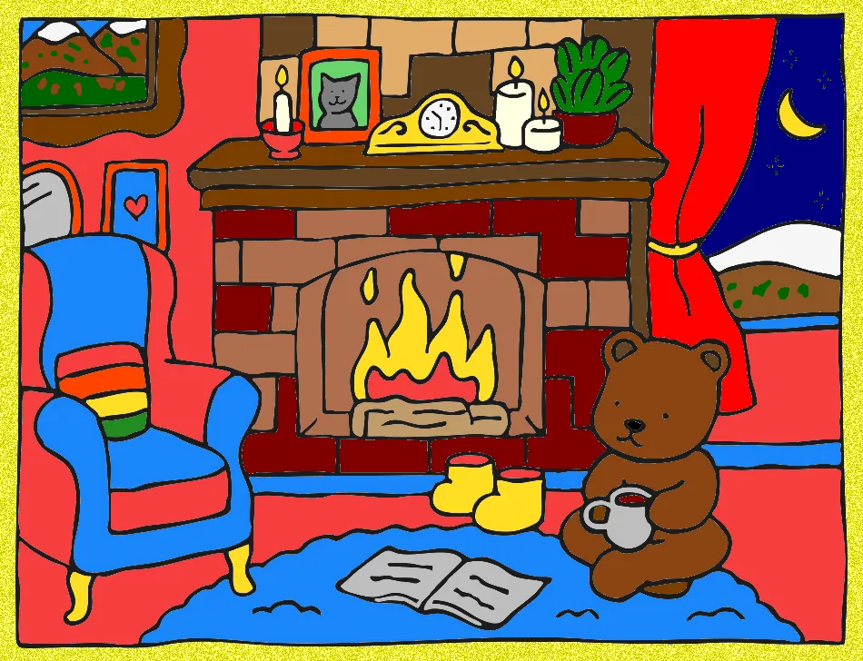 qual e minha cor favorita – Desenho Colorido Online - Imagem Destacada