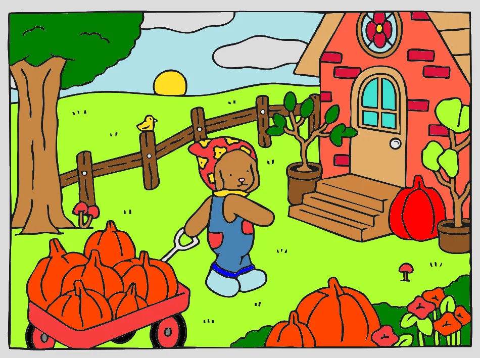 rafa e maria a obra de arte – Desenho Colorido Online - Imagem Destacada