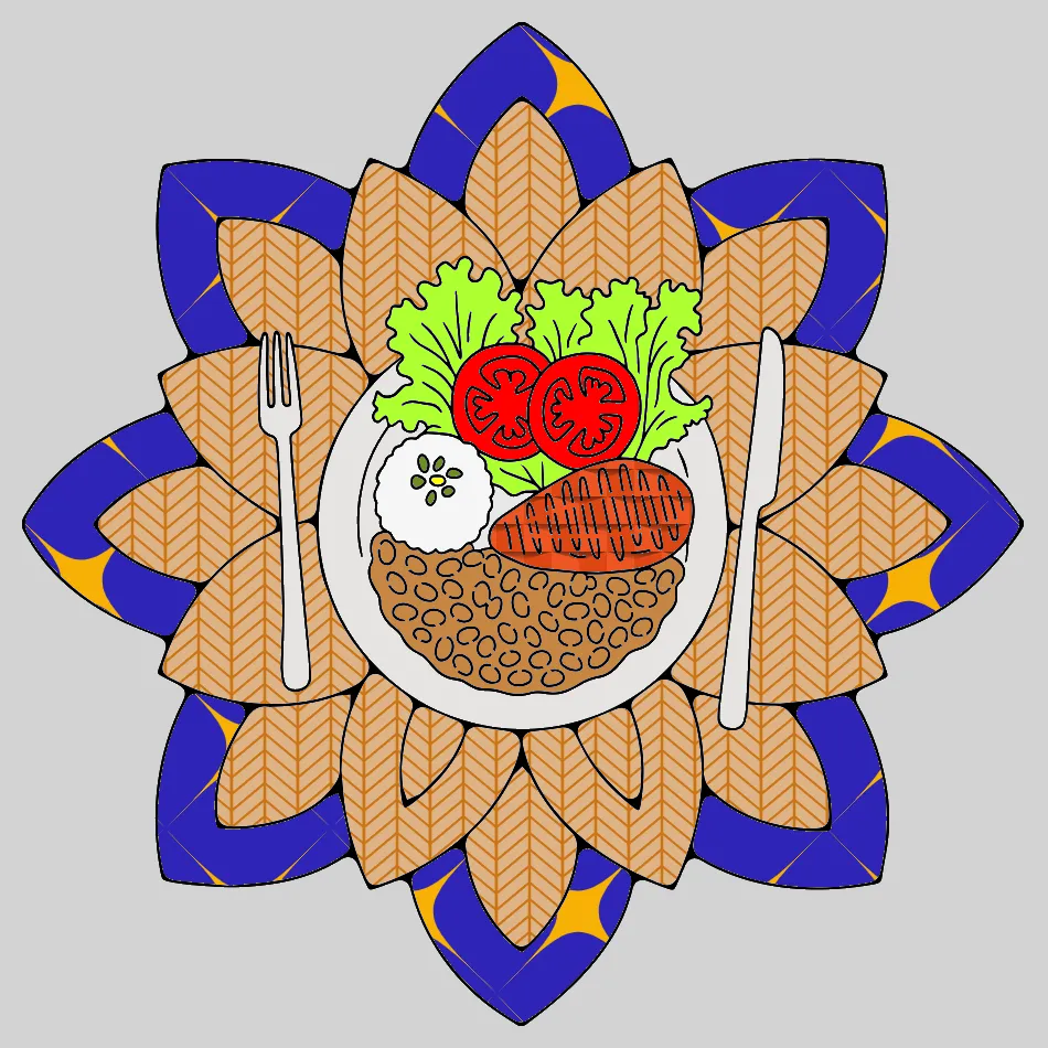 refeição – Desenho Colorido Online - Imagem Destacada