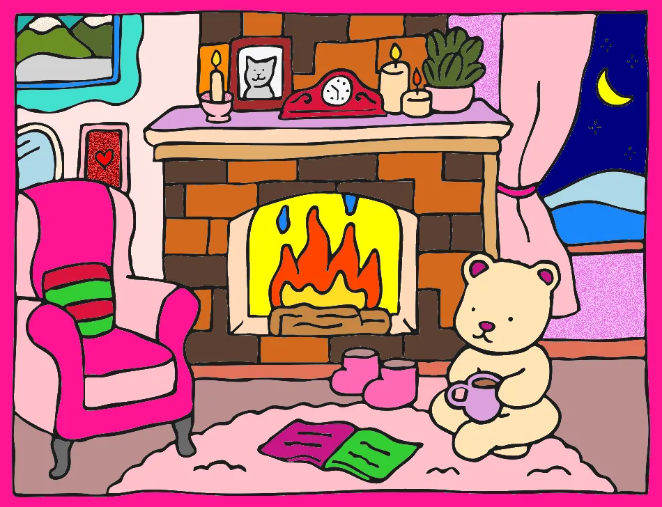 rosaaaaa – Desenho Colorido Online - Imagem Destacada