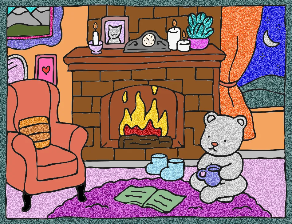 Sala top. – Desenho Colorido Online - Imagem Destacada