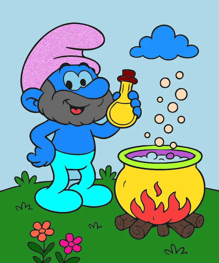 Smafurf – Desenho Colorido Online - Imagem Destacada