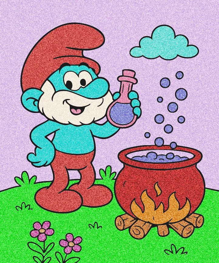 Smurf – Desenho Colorido Online - Imagem Destacada