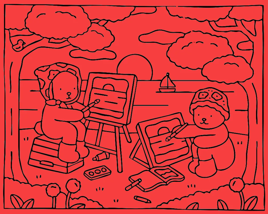 so uma cor – Desenho Colorido Online - Imagem Destacada