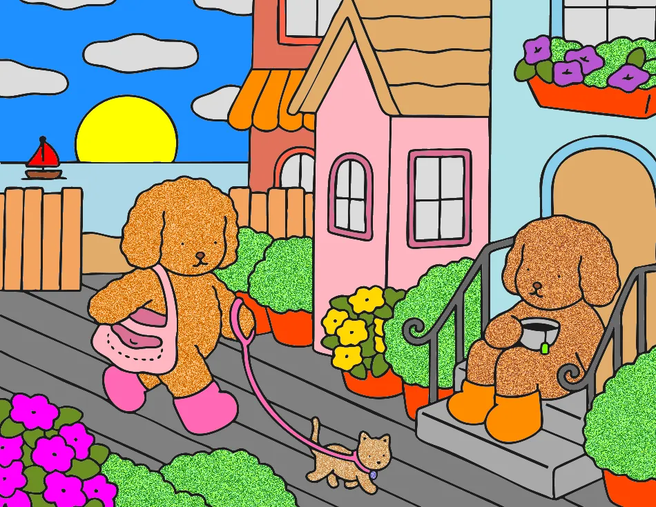 tarde livre – Desenho Colorido Online - Imagem Destacada
