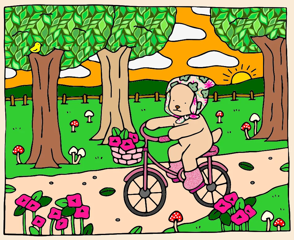 Tardezinha de passeio!!! – Desenho Colorido Online - Imagem Destacada