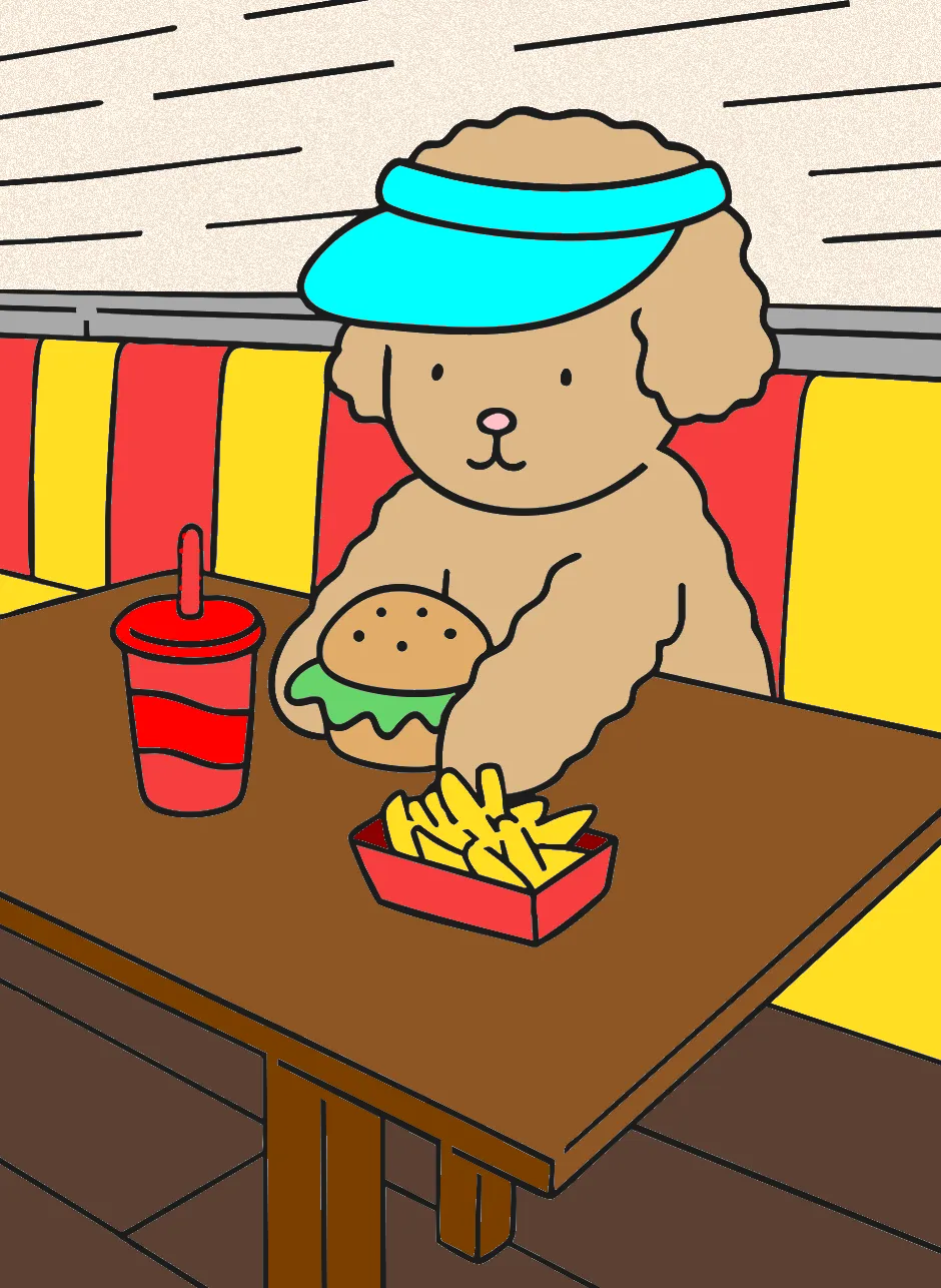 um hambunguer delicioso – Desenho Colorido Online - Imagem Destacada