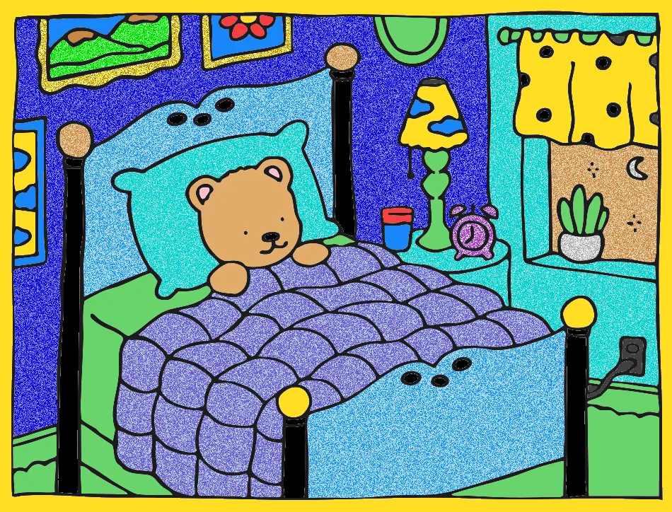 urso fofo ESE URSO – Desenho Colorido Online - Imagem Destacada