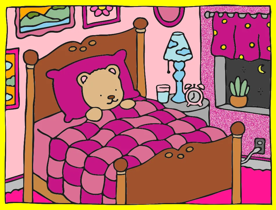 Vamos dormi – Desenho Colorido Online - Imagem Destacada