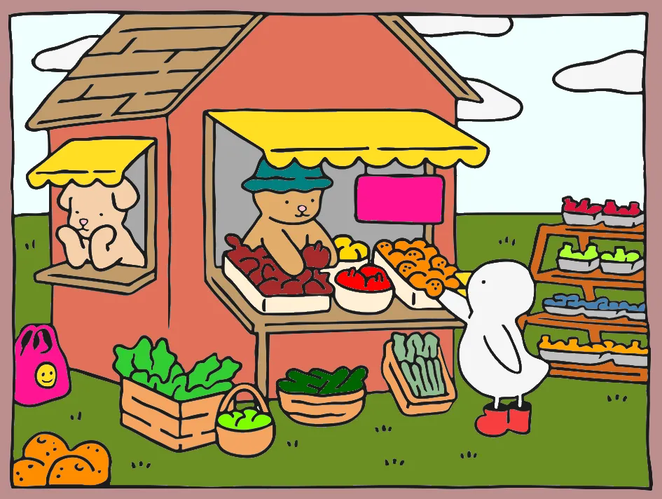 VERDURAS FRESCA – Desenho Colorido Online - Imagem Destacada