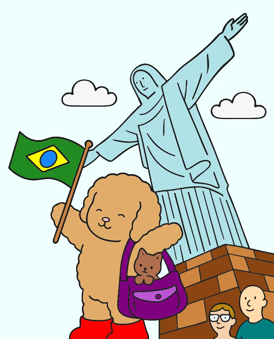 VIAJANDO – Desenho Colorido Online - Imagem Destacada